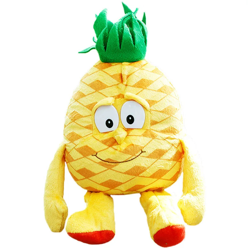 25Cm Fruits Vegetables Plush Toy Garlic Strawberry Broccoli Watermelon Pumpkin Soft Stuffed Plushie Doll Boy Girl Birthday Gifts