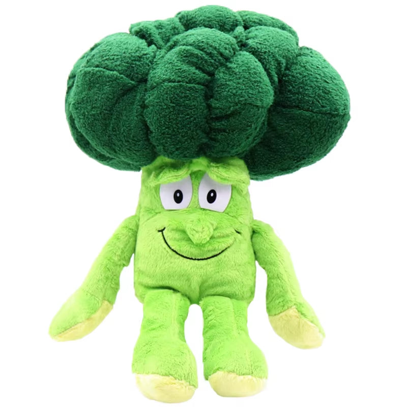 25Cm Fruits Vegetables Plush Toy Garlic Strawberry Broccoli Watermelon Pumpkin Soft Stuffed Plushie Doll Boy Girl Birthday Gifts