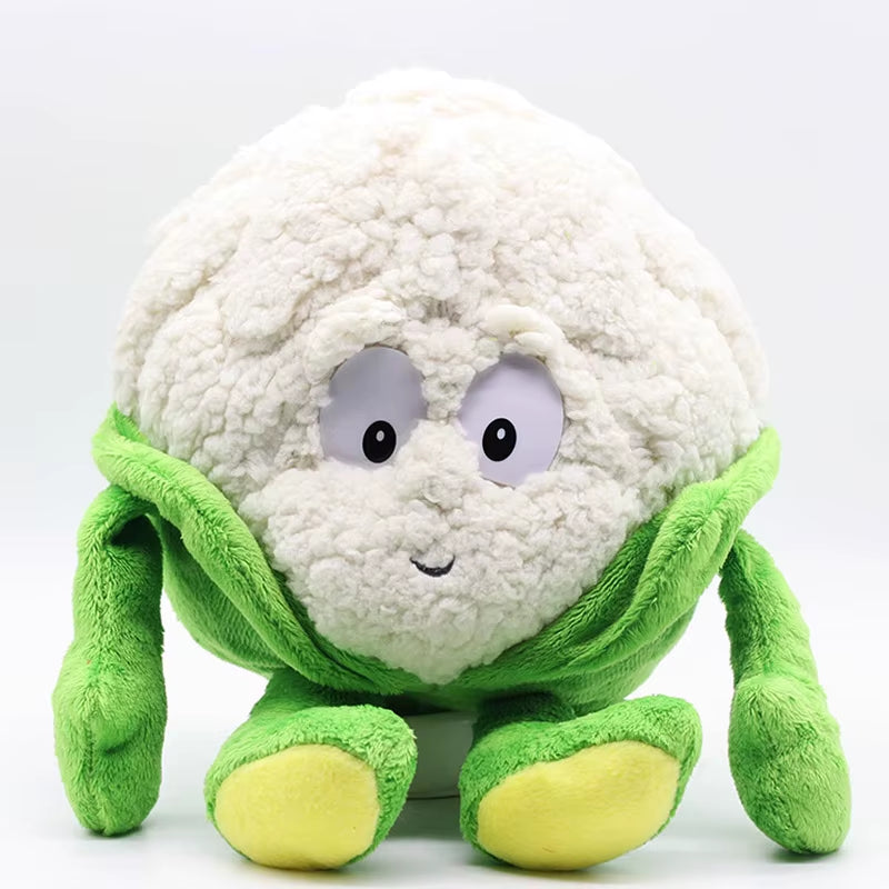 25Cm Fruits Vegetables Plush Toy Garlic Strawberry Broccoli Watermelon Pumpkin Soft Stuffed Plushie Doll Boy Girl Birthday Gifts