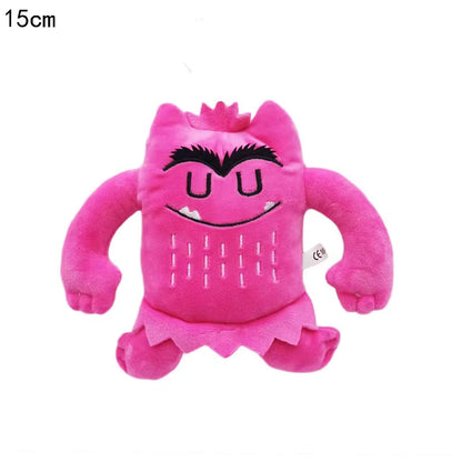 6PCS Kawaii Emotion Monster Plush Toys - 6 Colors Soft Stuffed Animals, Cute Educational Sensory Toys for Kids Birthday Gifts &